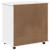 Cabinet mobil Alb 63,5 x 39 x 65,5 cm Lemn de pin masiv GartenMobel Dekor
