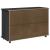 Cabinet mobil Negru 100 x 39 x 65,5 cm Lemn de pin masiv GartenMobel Dekor