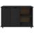 Cabinet mobil Negru 100 x 39 x 65,5 cm Lemn de pin masiv GartenMobel Dekor