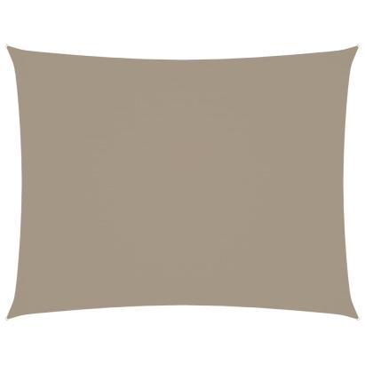 Parasolar din țesătură oxford, gri taupe, 2,5x3,5 m, dreptunghiular GartenMobel Dekor