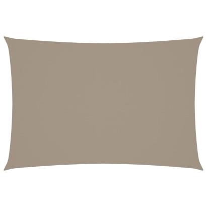 Parasolar, gri taupe, 2,5x4,5m, țesătură oxford, dreptunghiular GartenMobel Dekor