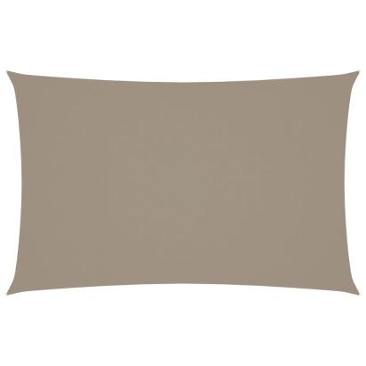 Pânză parasolar gri taupe 2,5x5m țesătură oxford dreptunghiular GartenMobel Dekor