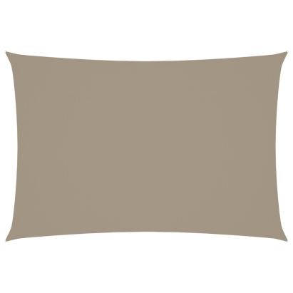 Pânză parasolar gri taupe 3x5 m țesătură oxford dreptunghiular GartenMobel Dekor