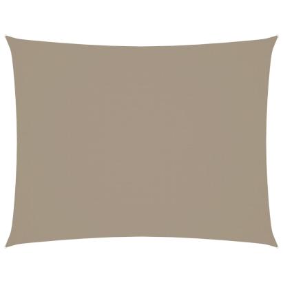 Pânză parasolar gri taupe 3,5x5m țesătură oxford dreptunghiular GartenMobel Dekor