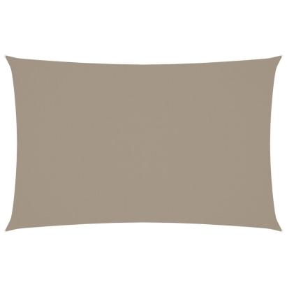 Parasolar, gri taupe, 4x7 m, țesătură oxford, dreptunghiular GartenMobel Dekor
