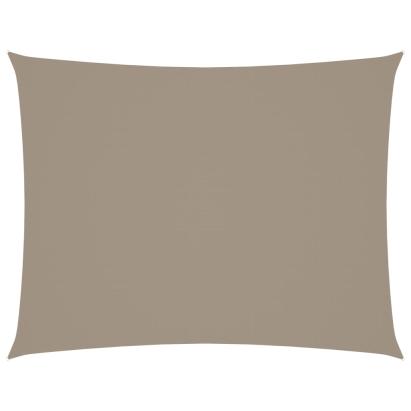 Parasolar, gri taupe, 6x8 m, țesătură oxford, dreptunghiular GartenMobel Dekor