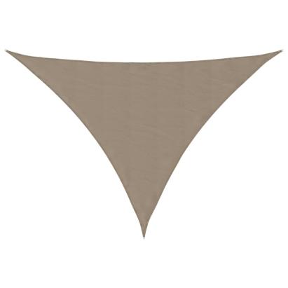 Parasolar, gri taupe, 3x4x5 m, țesătură oxford, triunghiular GartenMobel Dekor