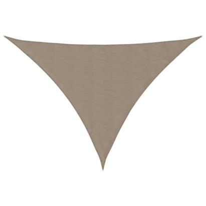 Parasolar, gri taupe, 4x5x5 m, țesătură oxford, triunghiular GartenMobel Dekor