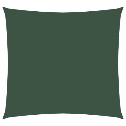 Parasolar, verde închis, 4,5x4,5 m, țesătură oxford, pătrat GartenMobel Dekor