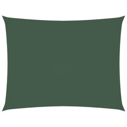Parasolar verde închis 2x3,5 m țesătură oxford dreptunghiular GartenMobel Dekor