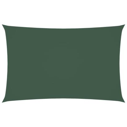 Parasolar verde închis 2x4,5 m țesătură oxford dreptunghiular GartenMobel Dekor