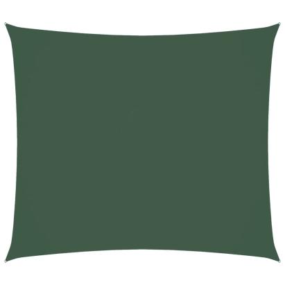 Parasolar verde închis 2,5x3 m țesătură oxford dreptunghiular GartenMobel Dekor
