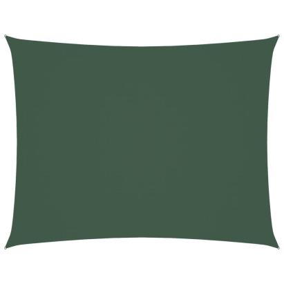 Parasolar verde închis 2,5x4 m țesătură oxford dreptunghiular GartenMobel Dekor