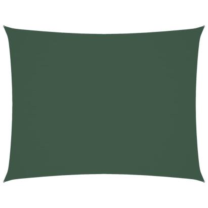 Parasolar verde închis 3,5x4,5m țesătură oxford dreptunghiular GartenMobel Dekor