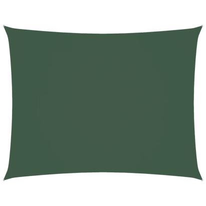 Parasolar verde închis 3,5x5 m țesătură oxford dreptunghiular GartenMobel Dekor