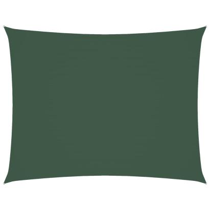 Parasolar, verde închis, 5x7 m, țesătură oxford, dreptunghiular GartenMobel Dekor