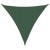 Parasolar, verde închis, 3x3x3 m, țesătură oxford, triunghiular GartenMobel Dekor