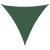 Parasolar, verde închis, 4x4x4m, țesătură oxford, triunghiular GartenMobel Dekor