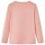 Tricou pentru copii cu mâneci lungi roz deschis 128 GartenMobel Dekor