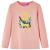 Tricou pentru copii cu mâneci lungi roz deschis 128 GartenMobel Dekor