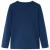 Tricou pentru copii cu mâneci lungi, bleumarin, 128 GartenMobel Dekor
