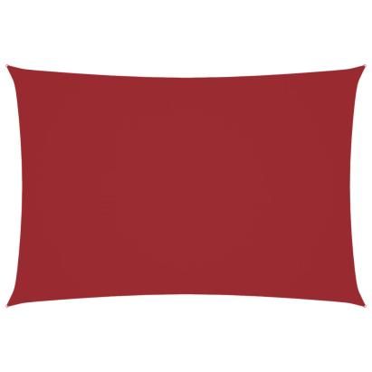 Parasolar, roșu, 2,5x4,5 m, țesătură oxford, dreptunghiular GartenMobel Dekor