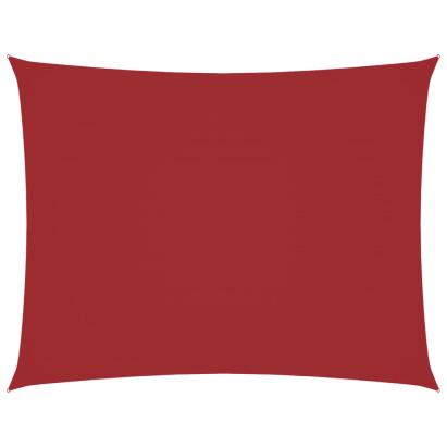 Parasolar, roșu, 3x4 m, țesătură oxford, dreptunghiular GartenMobel Dekor