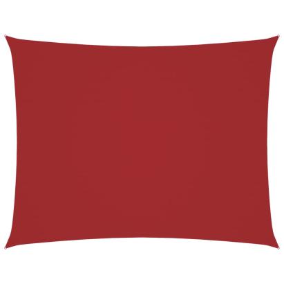 Parasolar, roșu, 3,5x5 m, țesătură oxford, dreptunghiular GartenMobel Dekor