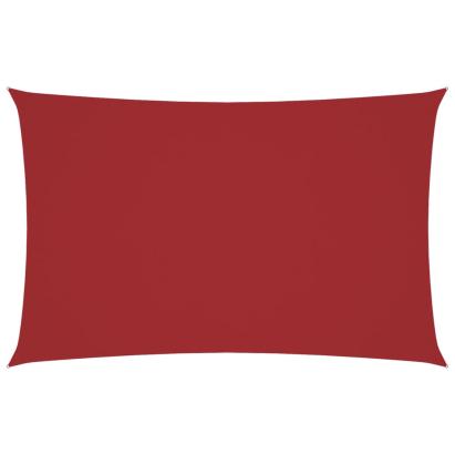 Parasolar, roșu, 4x7 m, țesătură oxford, dreptunghiular GartenMobel Dekor