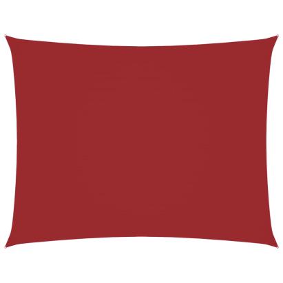 Parasolar, roșu, 5x6 m, țesătură oxford, dreptunghiular GartenMobel Dekor