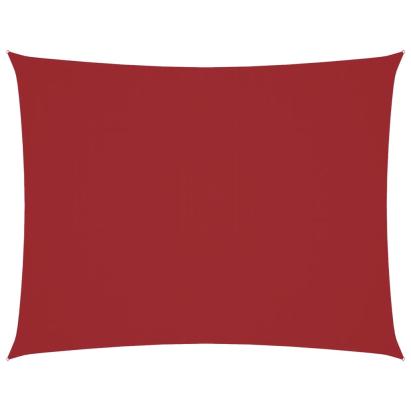 Parasolar, roșu, 5x7 m, țesătură oxford, dreptunghiular GartenMobel Dekor