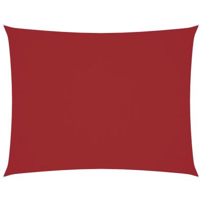 Pânză parasolar, roșu, 6x7 m, țesătură oxford, dreptunghiular GartenMobel Dekor