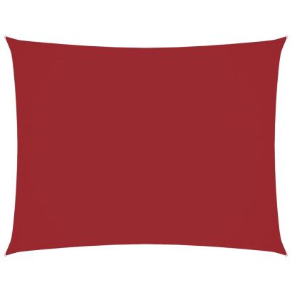 Parasolar, roșu, 6x8 m, țesătură oxford, dreptunghiular GartenMobel Dekor