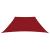 Parasolar, roșu, 2/4x3 m, țesătură oxford, trapez GartenMobel Dekor