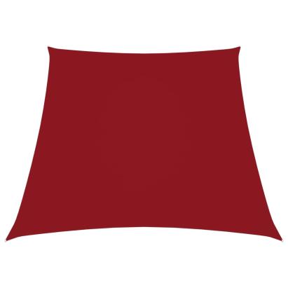 Parasolar, roșu, 2/4x3 m, țesătură oxford, trapez GartenMobel Dekor