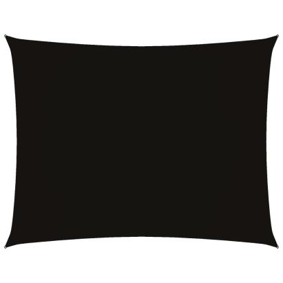 Pânză parasolar, negru, 2x3 m, țesătură oxford, dreptunghiular GartenMobel Dekor