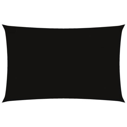 Parasolar, negru, 2,5x5 m, țesătură oxford, dreptunghiular GartenMobel Dekor