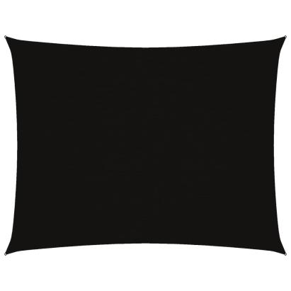 Pânză parasolar, negru, 3x4 m, țesătură oxford, dreptunghiular GartenMobel Dekor