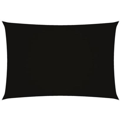 Pânză parasolar, negru, 3x5 m, țesătură oxford, dreptunghiular GartenMobel Dekor