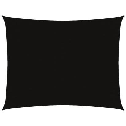 Pânză parasolar, negru, 3x6 m, țesătură oxford, dreptunghiular GartenMobel Dekor