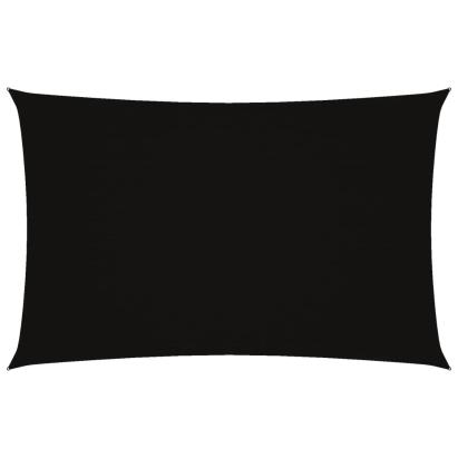 Parasolar, negru, 4x7 m, țesătură oxford, dreptunghiular GartenMobel Dekor