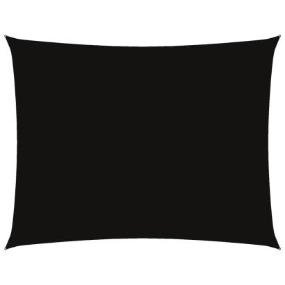 Pânză parasolar, negru, 5x7 m, țesătură oxford, dreptunghiular GartenMobel Dekor