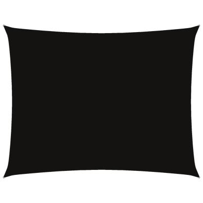 Pânză parasolar, negru, 6x8 m, țesătură oxford, dreptunghiular GartenMobel Dekor