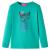Tricou de copii cu mâneci lungi, verde aprins, 104 GartenMobel Dekor