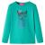 Tricou de copii cu mâneci lungi, verde aprins, 116 GartenMobel Dekor