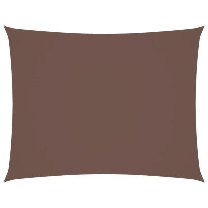 Pânză parasolar, maro, 5x7 m, țesătură oxford, dreptunghiular GartenMobel Dekor