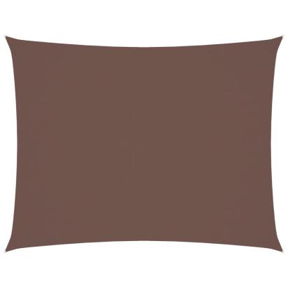 Pânză.parasolar, maro, 6x7 m, țesătură oxford, dreptunghiular GartenMobel Dekor