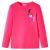 Tricou pentru copii cu mâneci lungi, roz aprins, 140 GartenMobel Dekor
