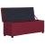Banchetă cu zonă de depozitare, roșu vin, 116cm, poliester GartenMobel Dekor
