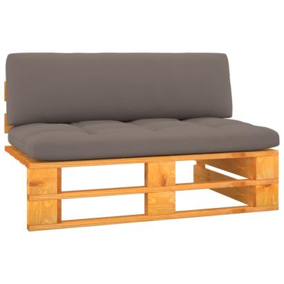 Canapea mijloc grădină din paleți, maro miere, lemn pin tratat GartenMobel Dekor